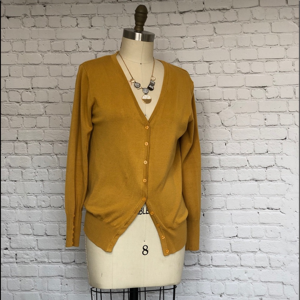 Ciela Cardigan in Mustard